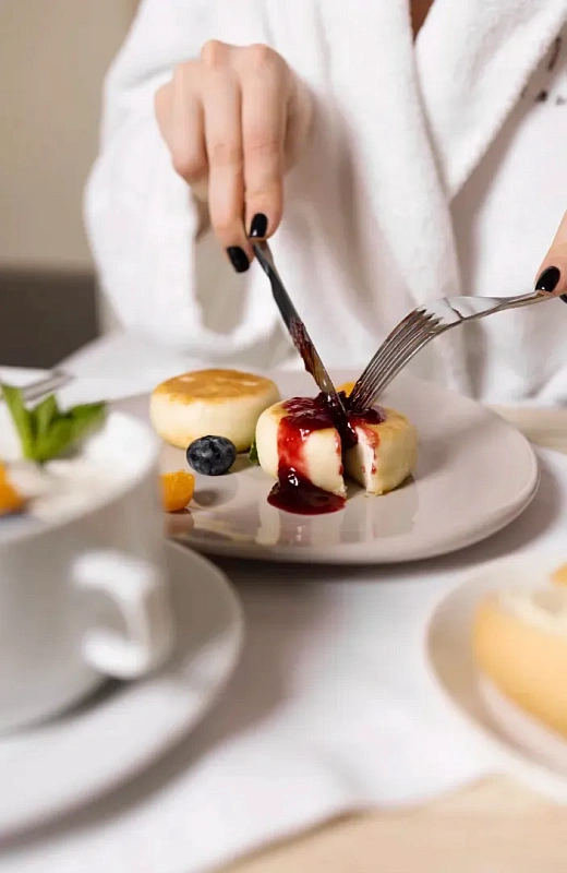 Delicious meals prepared by our chef